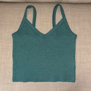 American Eagle XS Cropped Tank Top Green